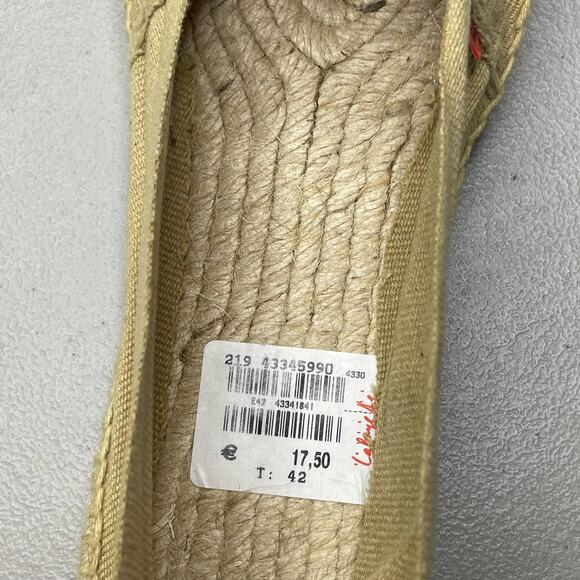 Tan Espadrille Flats - Picture 8 of 11